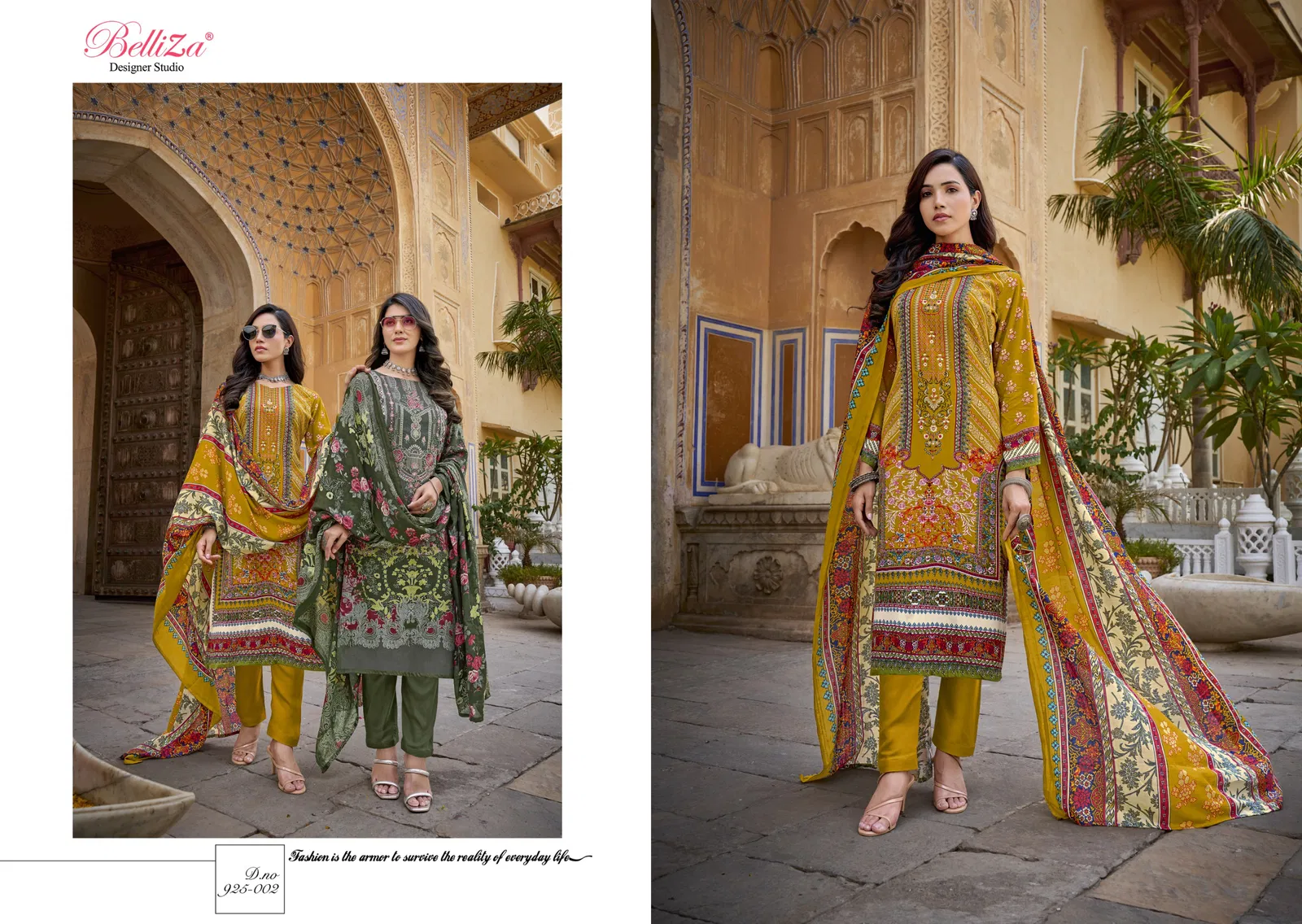 Riwayat By Belliza Viscose Rayon Digital Printed Dress Material Wholesale Price In Surat
